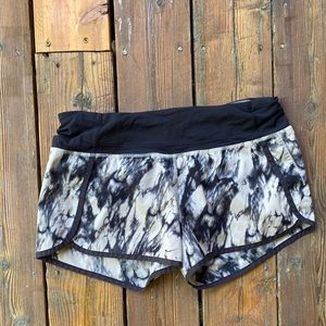 Lululemon Black and Gray Shorts